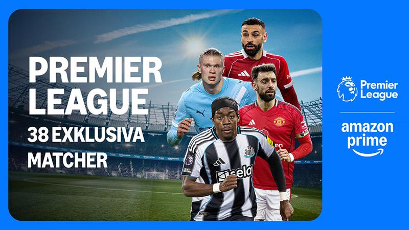 Se exklusiva Premier League-matcher med Amazon Prime