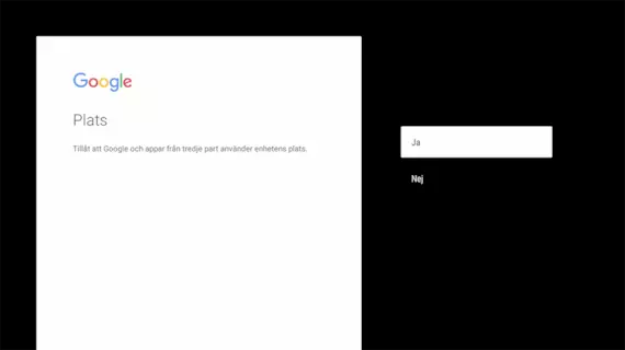 Tillåt att din geografiska OnePlace-position får användas av Google och i tredjeparts-appar.