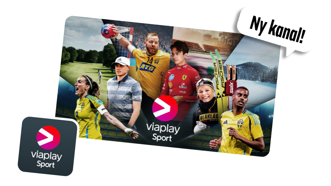 Se den nya tv-kanalen Viaplay Sport i alla Allentes tv-paket